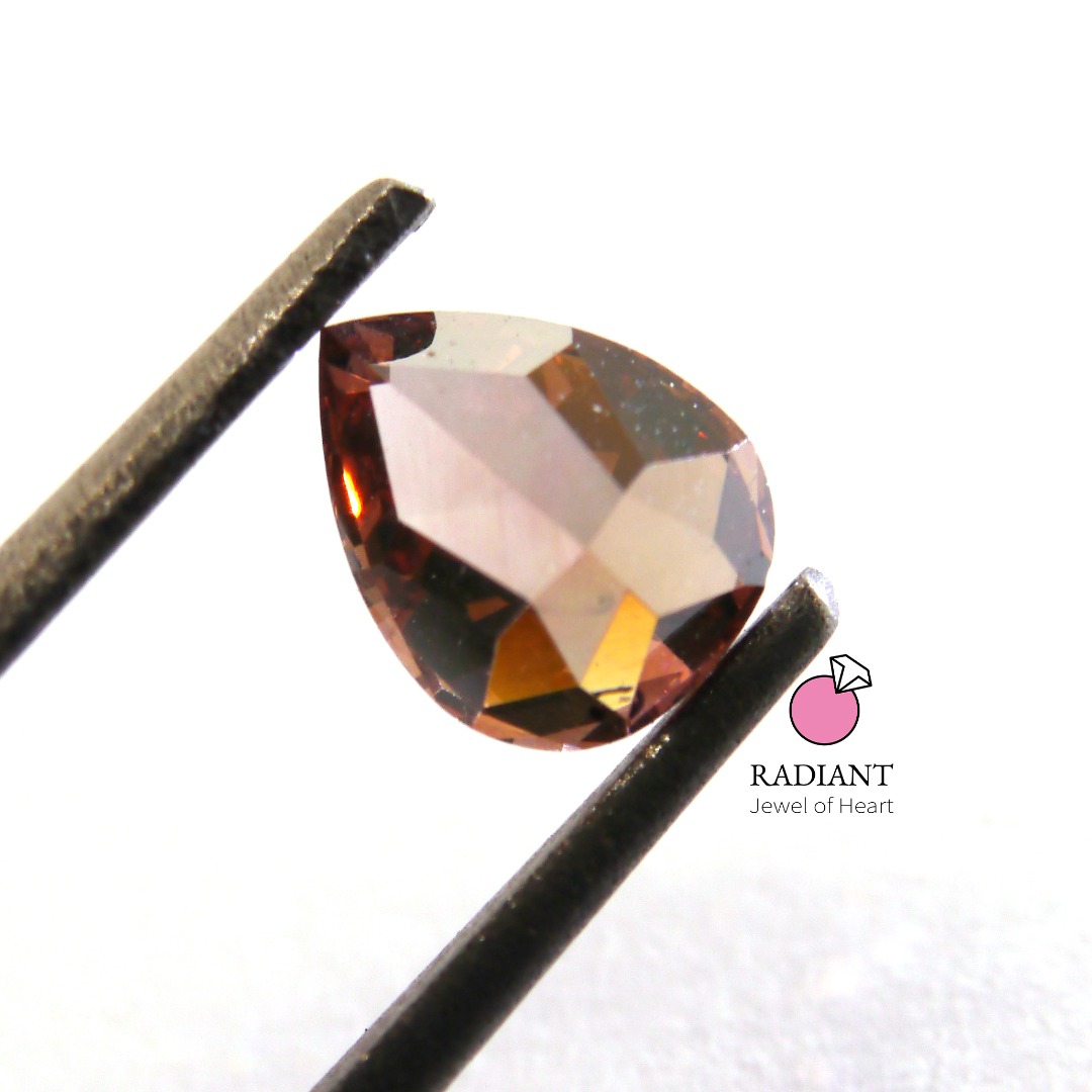 0.56 Natural Fancy Deep Pink Brown VS1 Diamond