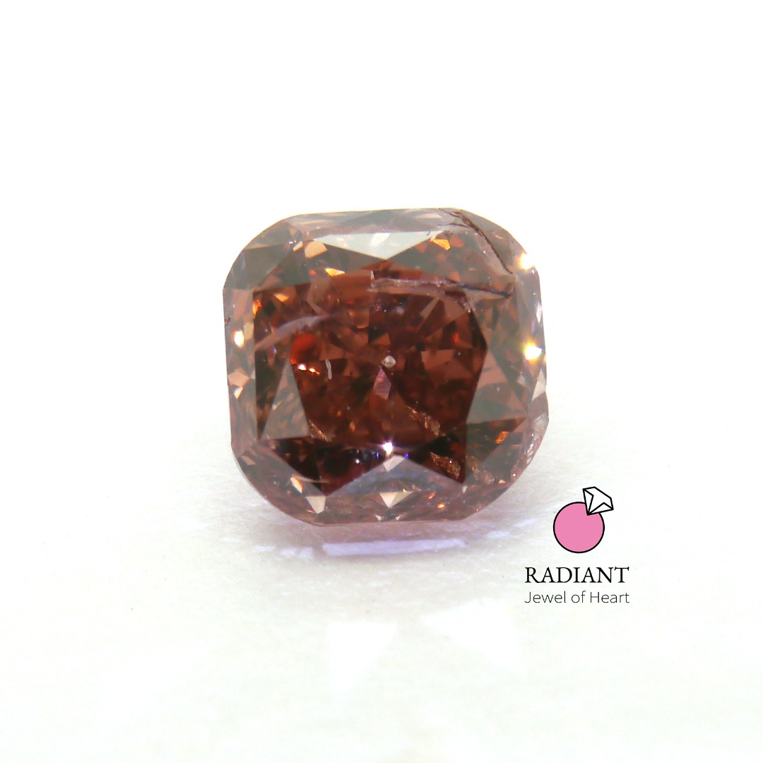 1.03 Natural Fancy Deep Brown Pink Diamond