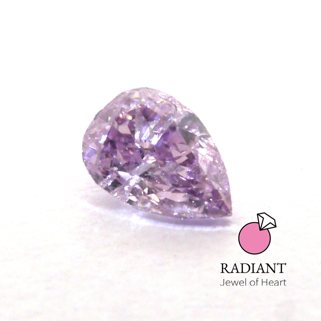 0.09 Natural Fancy Pink Purple Diamond
